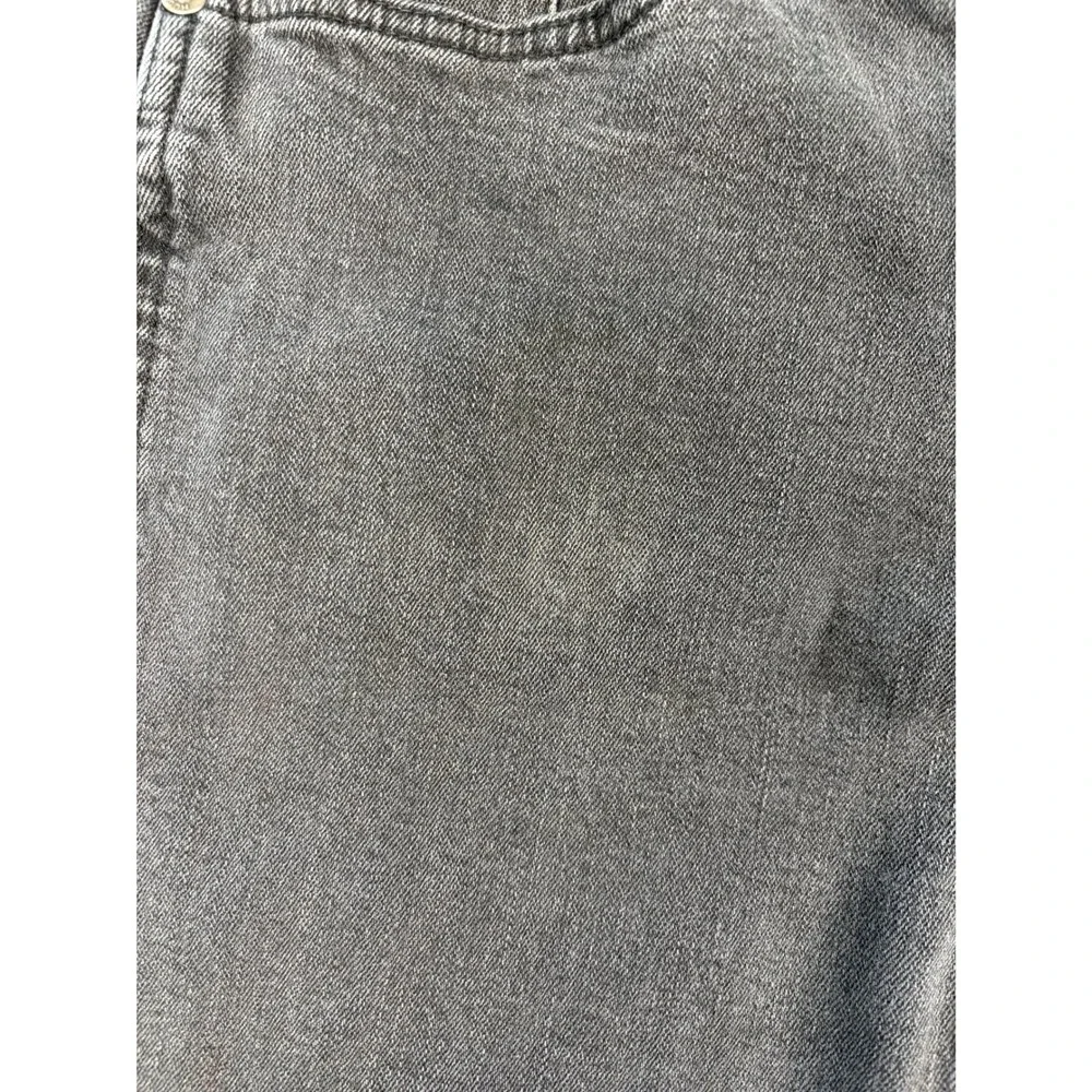 Hugo Boss Mens Slim Fit Stretch Jeans Charcoal Gray 34x32 Faded Denim